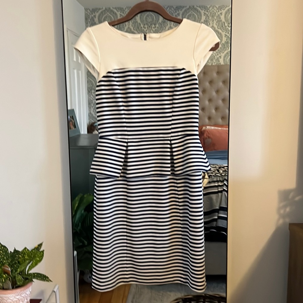 Classic nautical tapered dress